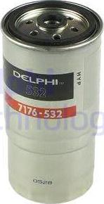 Delphi HDF532 - Топливный фильтр unicars.by