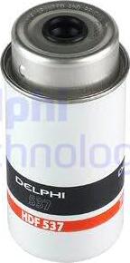 Delphi HDF537 - Топливный фильтр unicars.by