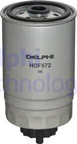 Delphi HDF572 - Топливный фильтр unicars.by