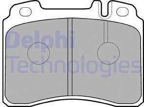 Delphi LP929 - Тормозные колодки, дисковые, комплект unicars.by