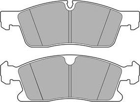 Mercedes-Benz 0064203920 - Тормозные колодки, дисковые, комплект unicars.by