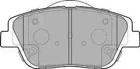 Koreastar KBPK-110 - Тормозные колодки, дисковые, комплект unicars.by