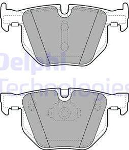 Delphi LP2068 - Тормозные колодки, дисковые, комплект unicars.by