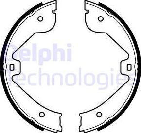 Delphi LS1998 - Комплект тормозов, ручник, парковка unicars.by