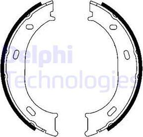 Delphi LS1905 - Комплект тормозов, ручник, парковка unicars.by