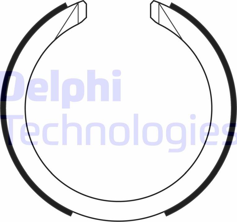 Delphi LS2169 - Комплект тормозов, ручник, парковка unicars.by