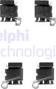 Delphi LX0390 - Комплектующие для колодок дискового тормоза unicars.by