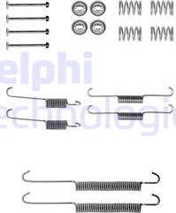 Delphi LY1162 - Комплектующие, барабанный тормозной механизм unicars.by