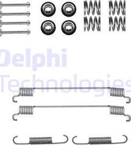 Delphi LY1365 - Комплектующие, барабанный тормозной механизм unicars.by