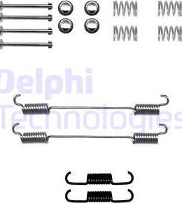 Delphi LY1301 - Комплектующие, барабанный тормозной механизм unicars.by