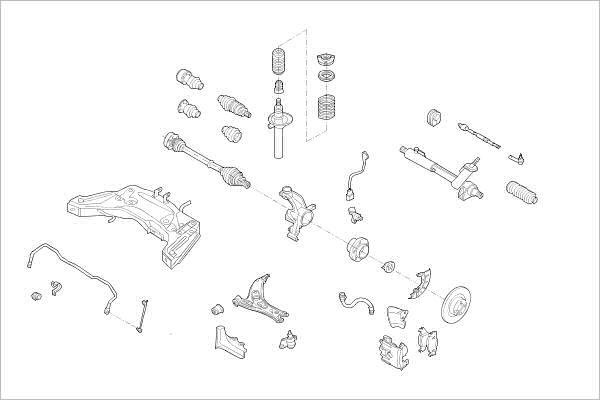 Delphi OE-VW-000018605-F - Подвеска колеса unicars.by