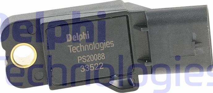 Delphi PS20088-12B1 - Датчик, давление во впускной трубе unicars.by