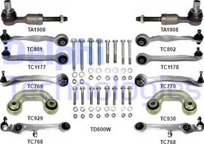 Delphi TC1400KIT-11B1 - Подвеска колеса, комплект unicars.by