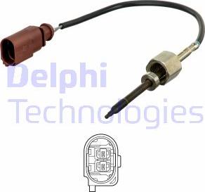 Delphi TS30262 - Датчик, температура выхлопных газов unicars.by