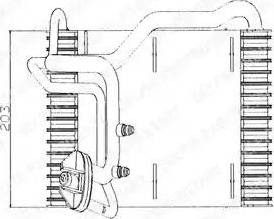 Delphi TSP0525005 - Испаритель, кондиционер unicars.by