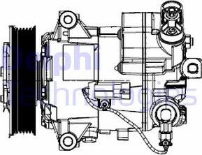 Delphi TSP0155948 - Компрессор кондиционера unicars.by