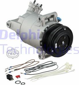 Delphi TSP0155449 - Компрессор кондиционера unicars.by