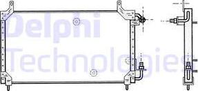 Delphi TSP0225413 - Конденсатор кондиционера unicars.by