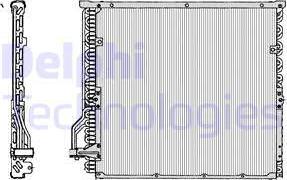 Delphi TSP0225014 - Конденсатор кондиционера unicars.by