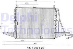 Delphi TSP0225273 - Конденсатор кондиционера unicars.by