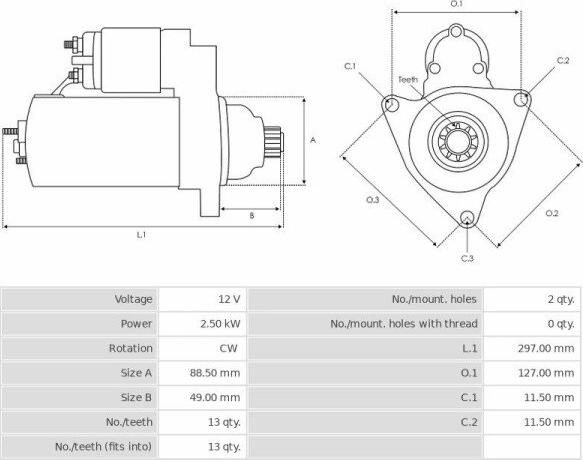 Denso 1280000210 - Тяговое реле, соленоид, стартер unicars.by