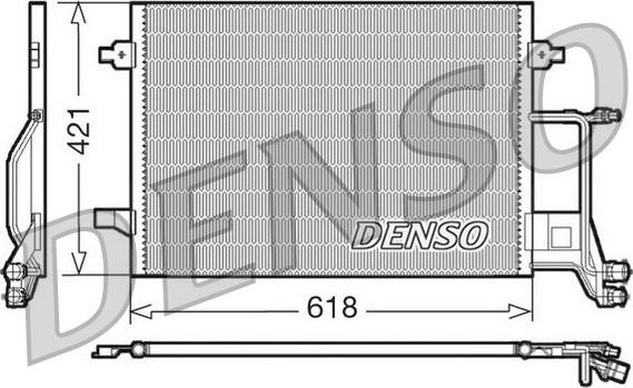 Denso DCN02013 - Конденсатор кондиционера unicars.by