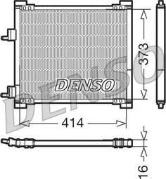 Denso DCN10015 - Конденсатор кондиционера unicars.by