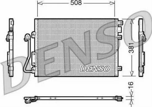 Magneti Marelli 350203023003 - Конденсатор кондиционера unicars.by