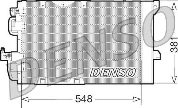 Denso DCN20005 - Конденсатор кондиционера unicars.by