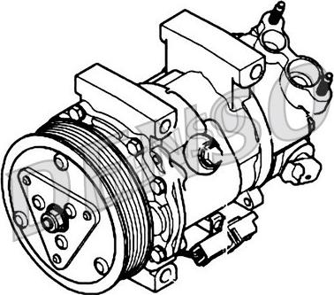 Denso DCP07078 - Компрессор кондиционера unicars.by