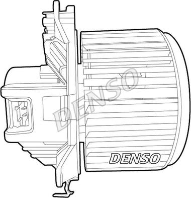 Denso DEA09070 - Вентилятор салона unicars.by