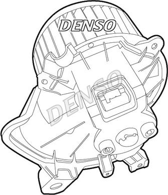 Denso DEA01010 - Вентилятор салона unicars.by