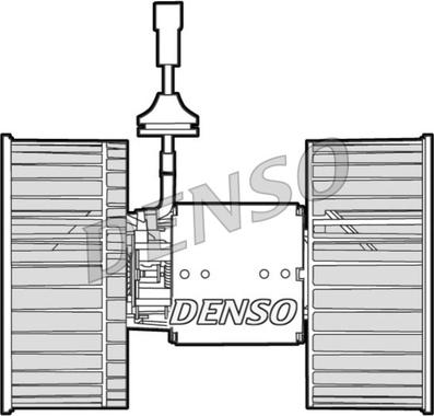 Denso DEA12002 - Вентилятор салона unicars.by