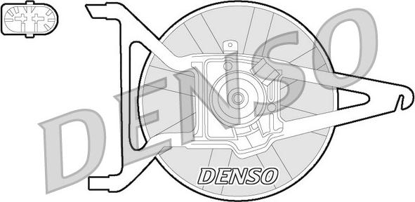 Denso DER21020 - Вентилятор, охлаждение двигателя unicars.by