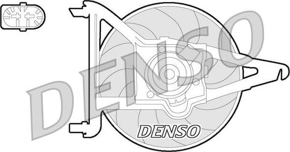 Denso DER21021 - Вентилятор, охлаждение двигателя unicars.by