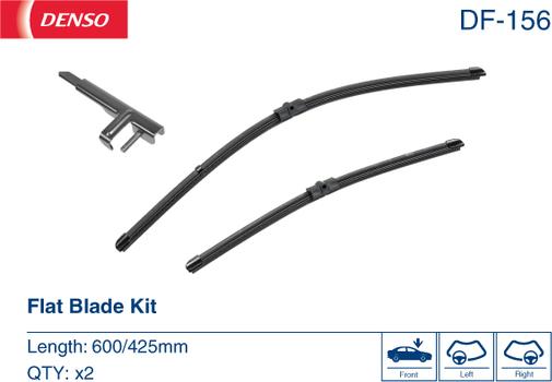 Denso DF-156 - Щетка стеклоочистителя unicars.by