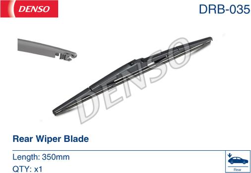 Denso DRB-035 - Щетка стеклоочистителя unicars.by