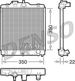 Denso DRM40003 - Радиатор, охлаждение двигателя unicars.by