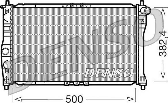 Denso DRM08001 - Радиатор, охлаждение двигателя unicars.by