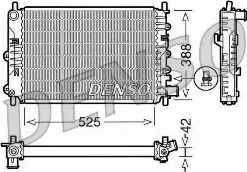 Ava Quality Cooling FDA2152 - Радиатор, охлаждение двигателя unicars.by