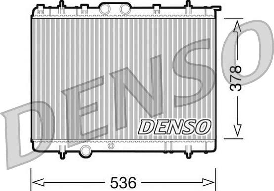 Denso DRM21030 - Радиатор, охлаждение двигателя unicars.by