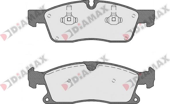 Dynamatrix DBP4403 - Тормозные колодки, дисковые, комплект unicars.by