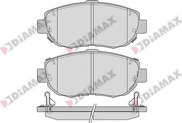 Diamax N09299 - Тормозные колодки, дисковые, комплект unicars.by