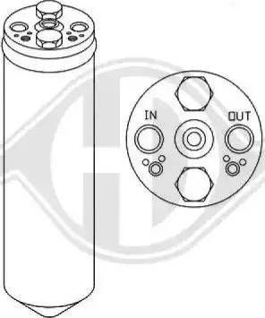 Diederichs 8602201 - Осушитель, кондиционер unicars.by