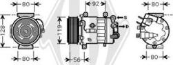 Diederichs DCK1450 - Компрессор кондиционера unicars.by