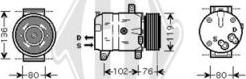 Diederichs DCK1462 - Компрессор кондиционера unicars.by