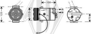 Diederichs DCK1400 - Компрессор кондиционера unicars.by