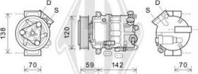 Diederichs DCK1431 - Компрессор кондиционера unicars.by