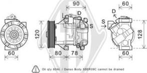 Diederichs DCK1563 - Компрессор кондиционера unicars.by