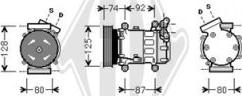 Diederichs DCK1503 - Компрессор кондиционера unicars.by